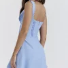 Tilly Blue Pin Tuck Mini Dress Tilly Blue Pin Tuck Mini Dress