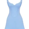 Tilly Blue Pin Tuck Mini Dress Tilly Blue Pin Tuck Mini Dress