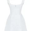 Tilly White Pin Tuck Mini Dress