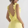 Tink Buttercup Satin Ruffle Mini Dress Tink Buttercup Satin Ruffle Mini Dress