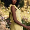 Tink Buttercup Satin Ruffle Mini Dress Tink Buttercup Satin Ruffle Mini Dress
