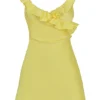 Tink Buttercup Satin Ruffle Mini Dress Tink Buttercup Satin Ruffle Mini Dress