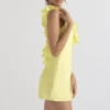 Tink Buttercup Satin Ruffle Mini Dress Tink Buttercup Satin Ruffle Mini Dress