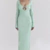 Titania Seafoam Sequin Maxi Gown Titania Seafoam Sequin Maxi Gown