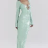 Titania Seafoam Sequin Maxi Gown Titania Seafoam Sequin Maxi Gown