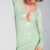 Titania Seafoam Sequin Maxi Gown Titania Seafoam Sequin Maxi Gown
