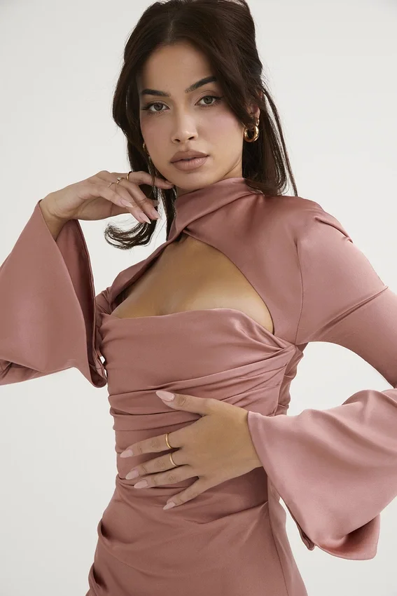 Toira Rose Draped Corset Dress Toira Rose Draped Corset Dress