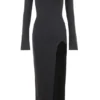 Tolani Charcoal Cashmere Knit Maxi Dress Tolani Charcoal Cashmere Knit Maxi Dress