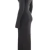 Tolani Charcoal Cashmere Knit Maxi Dress Tolani Charcoal Cashmere Knit Maxi Dress