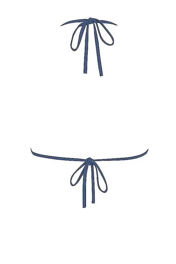 Tropez Deep Blue Halter Neck Bikini Top Tropez Deep Blue Halter Neck Bikini Top