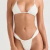 Tropez Ivory Halter Neck Bikini Top Tropez Ivory Halter Neck Bikini Top