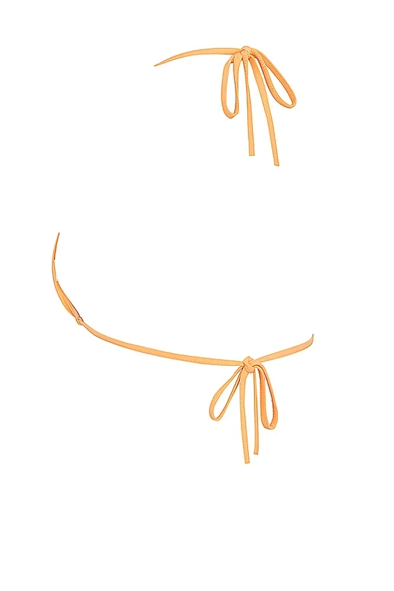 Tropez Light Orange Halter Neck Bikini Top Tropez Light Orange Halter Neck Bikini Top