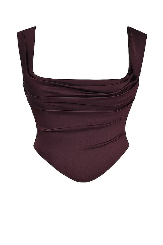 Una Rich Brown Corset Una Rich Brown Corset