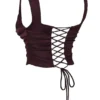 Una Rich Brown Corset Una Rich Brown Corset