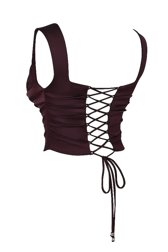 Una Rich Brown Corset Una Rich Brown Corset