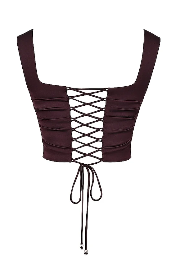 Una Rich Brown Corset Una Rich Brown Corset