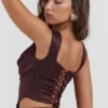 Una Rich Brown Corset Una Rich Brown Corset