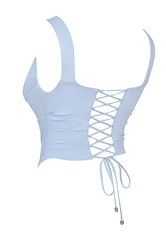 Una Soft Blue Corset Una Soft Blue Corset