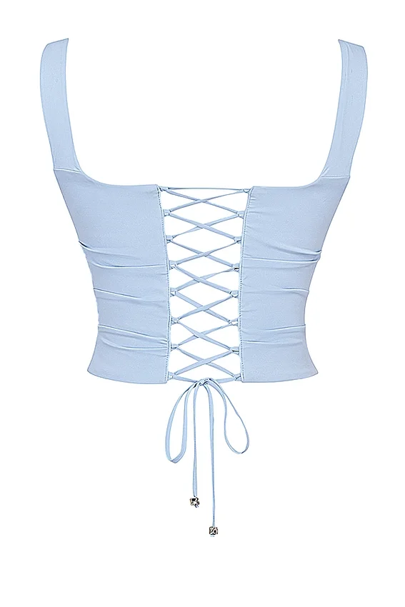 Una Soft Blue Corset Una Soft Blue Corset