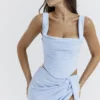 Una Soft Blue Corset Una Soft Blue Corset