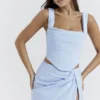 Una Soft Blue Corset Una Soft Blue Corset