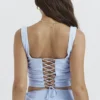 Una Soft Blue Corset Una Soft Blue Corset