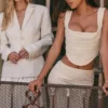 Una Vintage Cream Lace Corset Una Vintage Cream Lace Corset