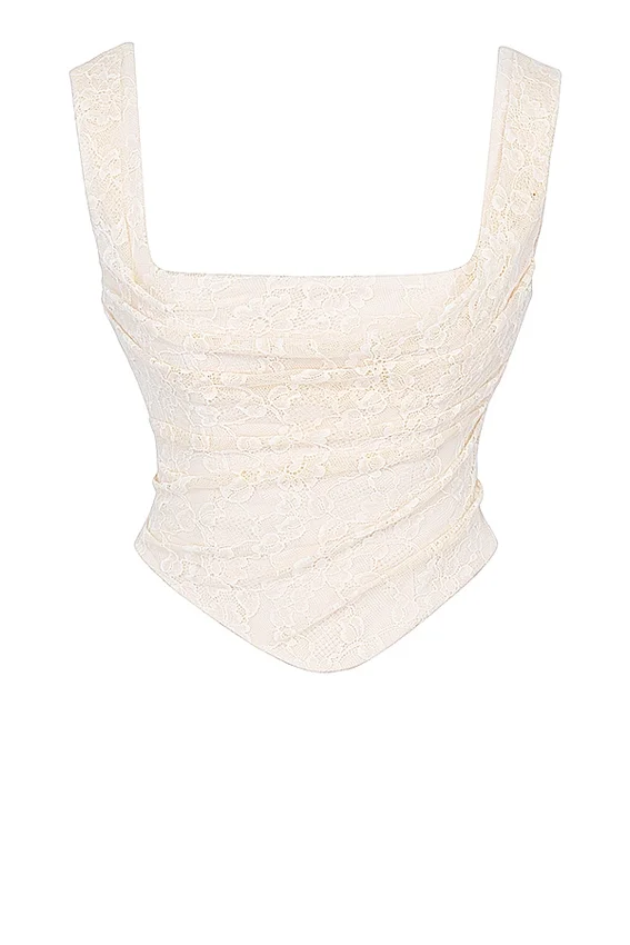 Una Vintage Cream Lace Corset Una Vintage Cream Lace Corset