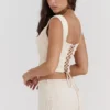 Una Vintage Cream Lace Corset Una Vintage Cream Lace Corset