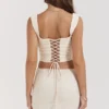 Una Vintage Cream Lace Corset Una Vintage Cream Lace Corset