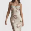 Venus Vintage Floral Midi Dress Venus Vintage Floral Midi Dress