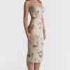 Venus Vintage Floral Midi Dress Venus Vintage Floral Midi Dress