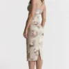 Venus Vintage Floral Midi Dress Venus Vintage Floral Midi Dress