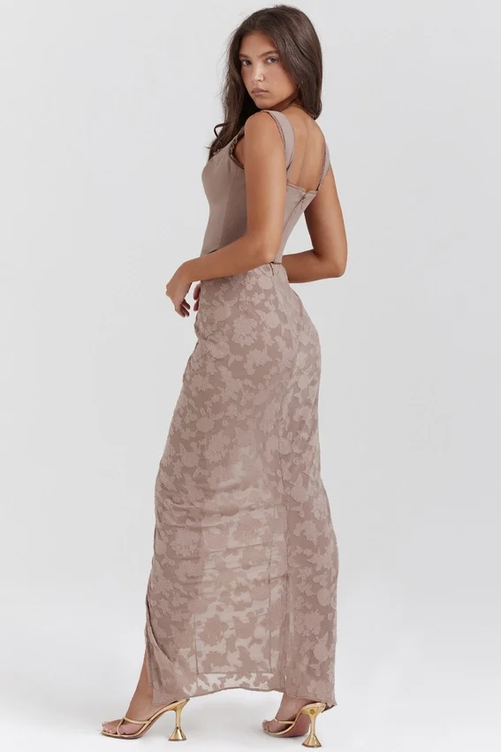 Vesper Mushroom Maxi Skirt Vesper Mushroom Maxi Skirt
