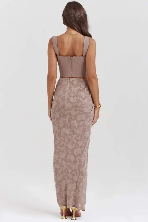 Vesper Mushroom Maxi Skirt Vesper Mushroom Maxi Skirt