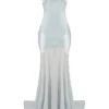 Vittoria Pistachio Chiffon Floor Length Gown Vittoria Pistachio Chiffon Floor Length Gown