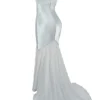 Vittoria Pistachio Chiffon Floor Length Gown Vittoria Pistachio Chiffon Floor Length Gown