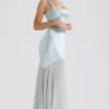 Vittoria Pistachio Chiffon Floor Length Gown Vittoria Pistachio Chiffon Floor Length Gown