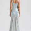 Vittoria Pistachio Chiffon Floor Length Gown Vittoria Pistachio Chiffon Floor Length Gown