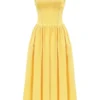 Vivien Apricot Cotton Midi Sundress Vivien Apricot Cotton Midi Sundress