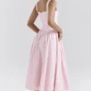 Vivien Strawberry Shortcake Gingham Midi Sundress Vivien Strawberry Shortcake Gingham Midi Sundress