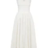 Vivien White Broderie Anglais Midi Sundress Vivien White Broderie Anglais Midi Sundress