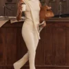 Wren Ivory Cashmere Slim Cigarette Pants Wren Ivory Cashmere Slim Cigarette Pants