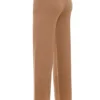 Yalina Camel Cashmere Blend Trousers