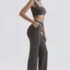 Yalina Charcoal Cashmere Blend Trousers Yalina Charcoal Cashmere Blend Trousers