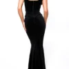 Yasmina Black Velvet Hourglass Maxi Dress – Limited Edition Yasmina Black Velvet Hourglass Maxi Dress – Limited Edition