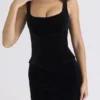 Yasmina Black Velvet Hourglass Maxi Dress – Limited Edition Yasmina Black Velvet Hourglass Maxi Dress – Limited Edition