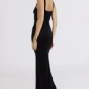 Yasmina Black Velvet Hourglass Maxi Dress – Limited Edition Yasmina Black Velvet Hourglass Maxi Dress – Limited Edition