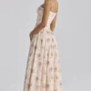 Ysabella Ivory Sweet Peony Floral Print Cotton Midi Sundress Ysabella Ivory Sweet Peony Floral Print Cotton Midi Sundress