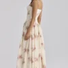 Ysabella Ivory Vintage Rose Print Cotton Midi Sundress Ysabella Ivory Vintage Rose Print Cotton Midi Sundress